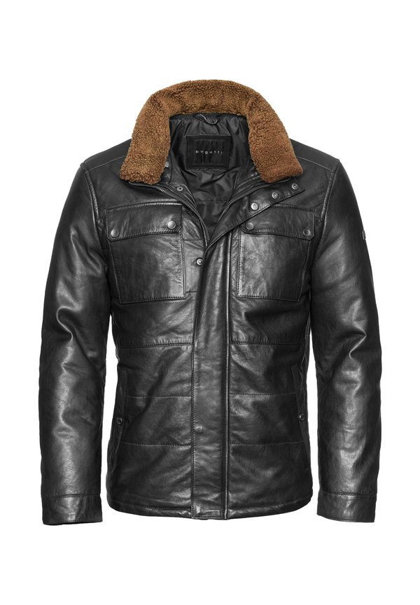 BUMARCELLO - Lederjacke - schwarz