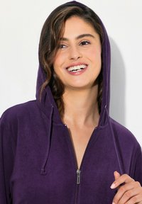 Ulla Popken Accappatoio - aubergine