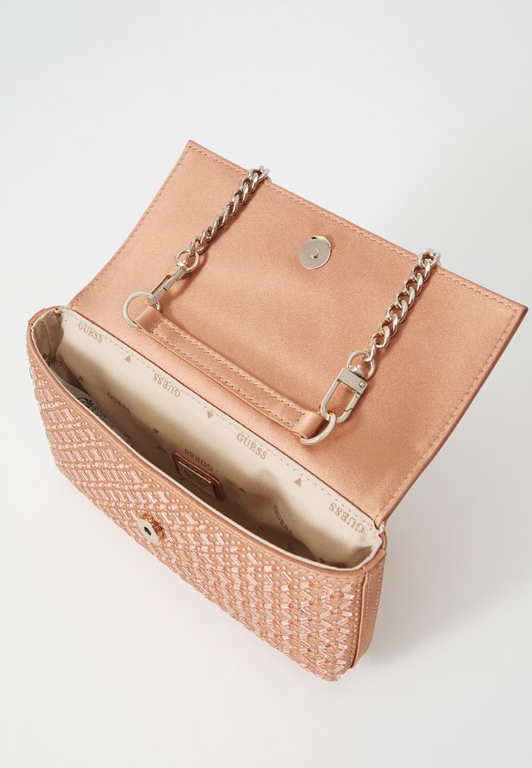 ZALINA FLAP CLUTCH - Handbag - bronze4