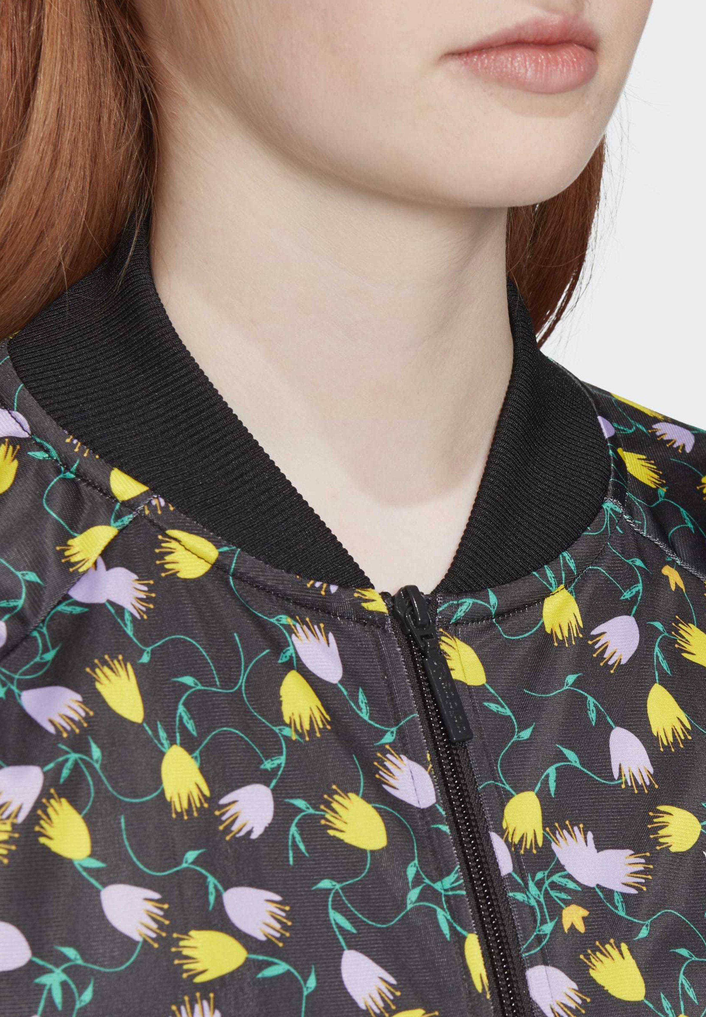 adidas Originals ALLOVER PRINT TRACK TOP Bomberjacke adidas Allover Print Originals Jacke multicolor, Größe:38