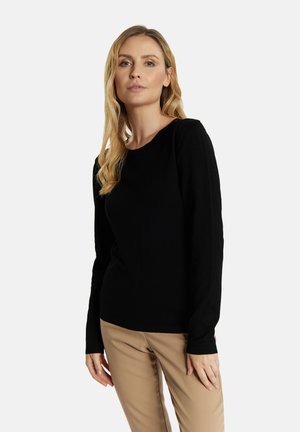 Strickpullover - schwarz
