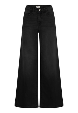 ICHI IHTWIGGY WIDE - Jean flare - black