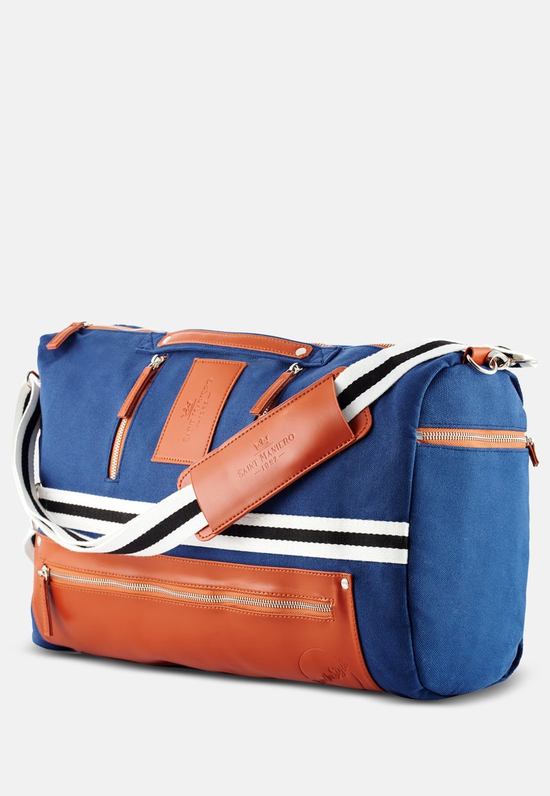 Damen Handtaschen | Saint Maniero SEMPRE Tagesrucksack blau braun/blau - BH04200 Damen Handtaschen | Saint Maniero SEMPRE Tagesrucksack blau braun/blau - BH04200