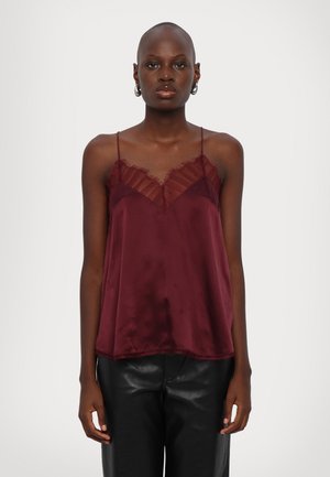 Iro BERWYN - Top - bordeaux