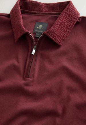 Next SMART COLLAR - Polo - new burgundy red