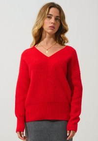 Authentic Cashmere Strickpullover - carmine