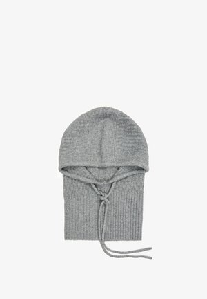 Bershka, KNITTED BALACLAVA - Cagoule - grey