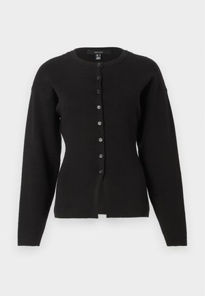 Vero Moda, VMEVE O NECK BUTTON CARDIGAN - Gilet - black