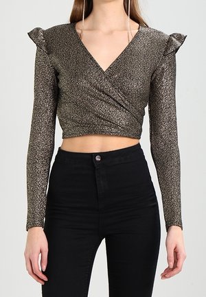 T-shirt à manches longues - gold-coloured