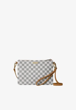 Sprayground, GRAFF EMBOSSED CREAM CHECK CROSSOVER UNISEX - Pochette - cream
