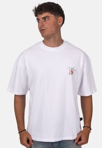 CRYSTAL PARIS PEACHES - Triko s potiskem - white
