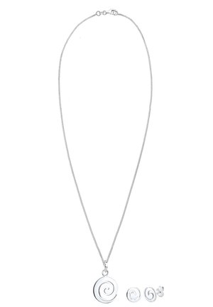 SET SPIRALE RUND KREIS - Orecchini - silberfarben