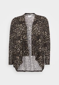 CARBALA LYA DRAPY CARDIGAN - Casaco de malha - black