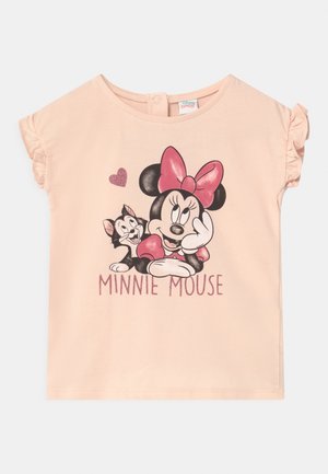 MINNIE - T-shirt con stampa - cream pink