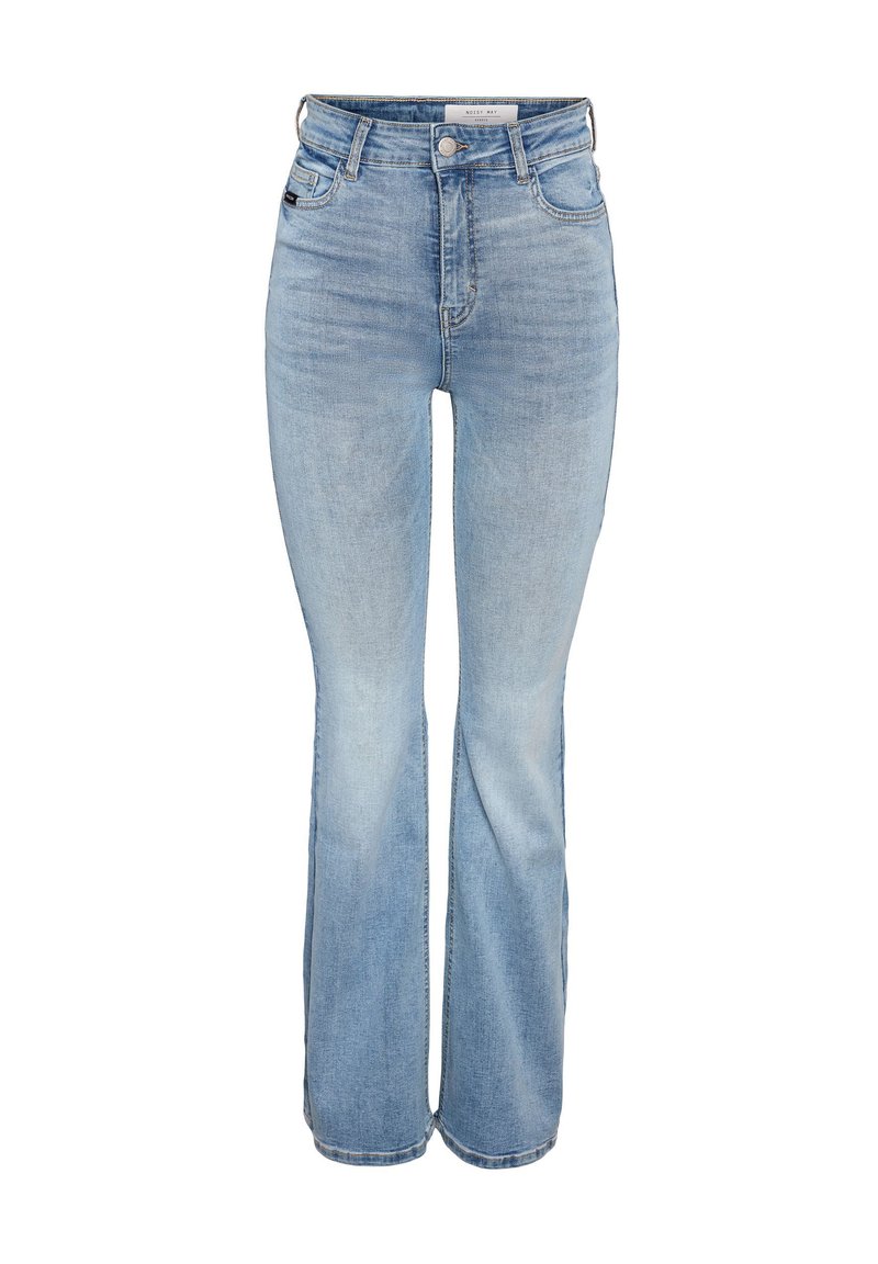 Noisy May Flared Jeans lichtblauw denim