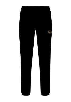 LABEL MIT EINGRIFFTASCHEN - Tracksuit bottoms - schwarz