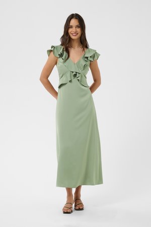 Kaffe, KASADIE FRILL DRESS - Robe de cocktail - sea spray