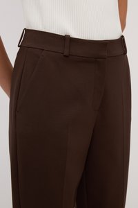 adL WITH SLITS AND POCKETS - Kalhoty - brown