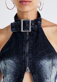 Jaded London LACE UP  - Topper - denim