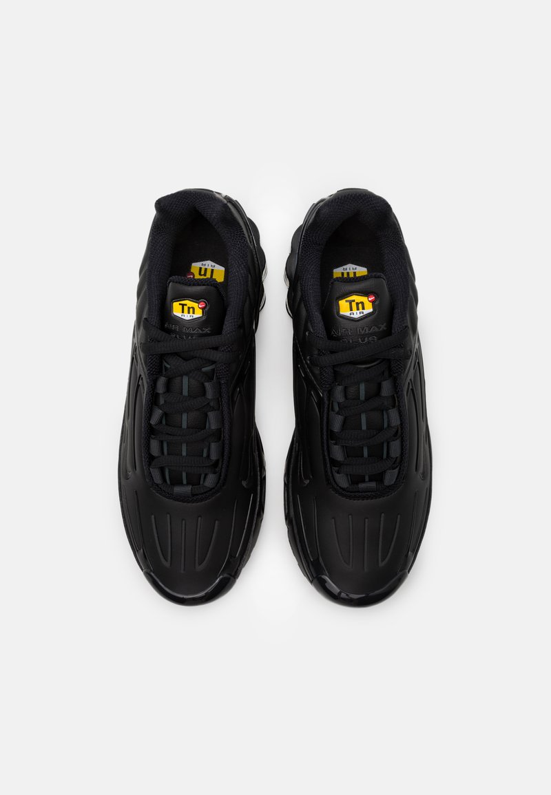 Dibuja una imagen Acerca de la configuración tablero Nike Sportswear AIR MAX PLUS III UNISEX - Zapatillas - black/dark smoke  grey/negro - Zalando.es