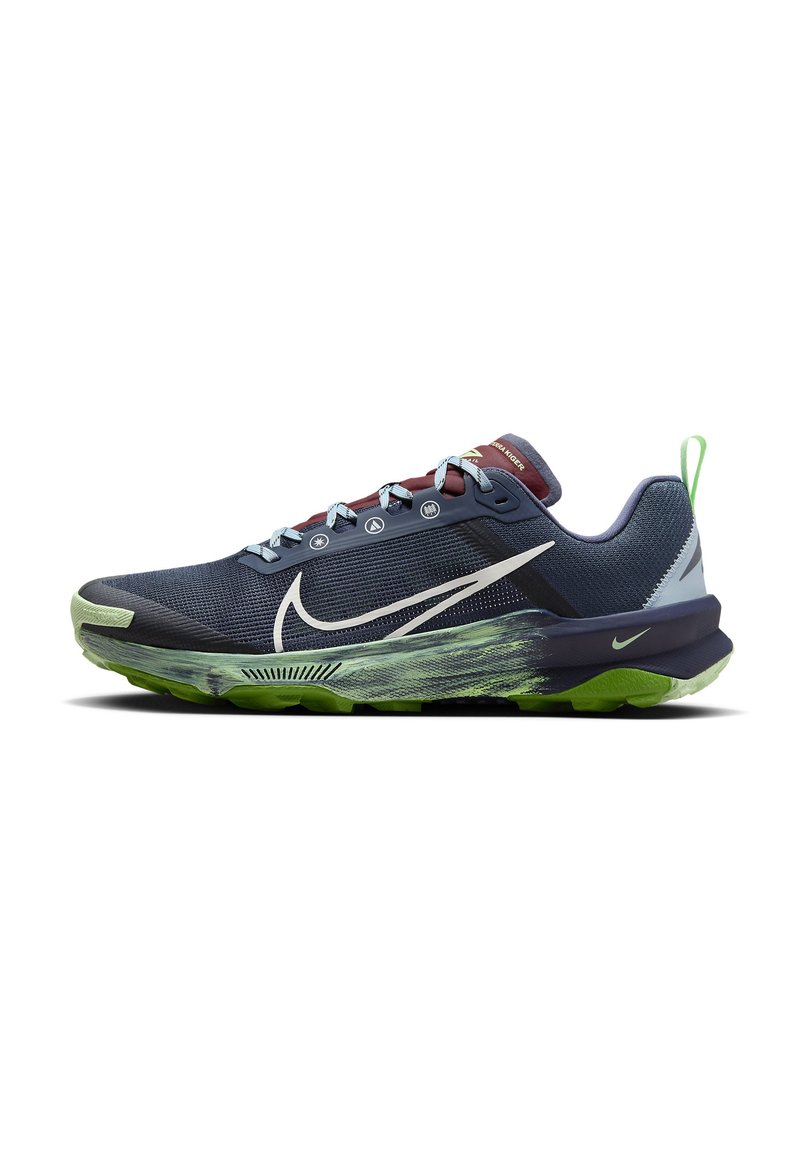 Nike Performance REACT TERRA KIGER 9 - Scarpe da trail running - thunder blue vapour green light armoury blue summit white