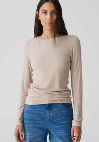 OPUS SULIKKO SOFT - Langarmshirt - macadamia