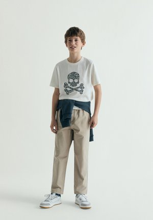 Scalpers, MAGIC SKULL TEE  - T-Shirt print - offwhite