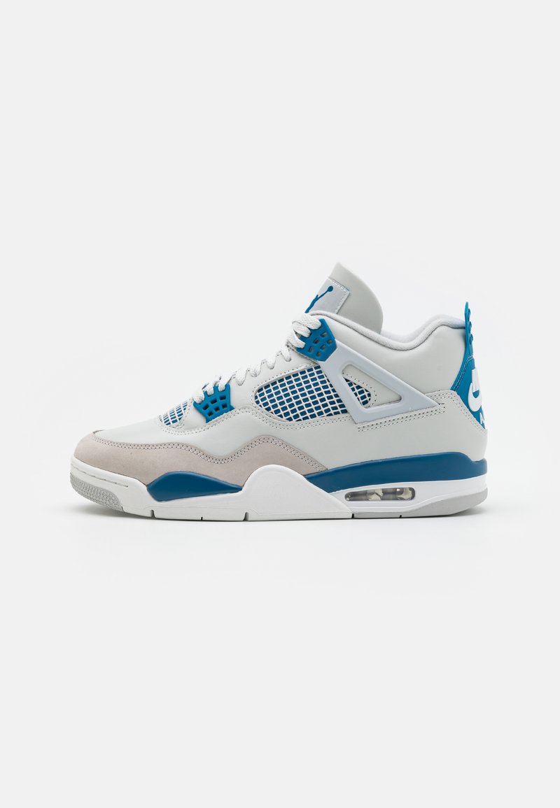 Jordan AIR JORDAN 4 RETRO  - Sneakers high - off white/military blue/neutral grey