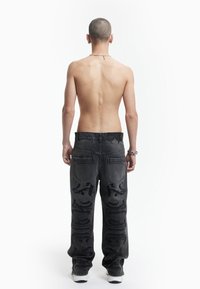 FAVELA EMBROIDERY UNISEX - Ohlapne kavbojke - black washed