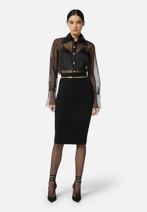 Gonna a tubino - nero