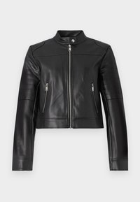 ONLSARAMY MOTO  - Leather jacket - black