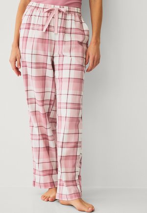 Nattøj bukser - rosa kariert
