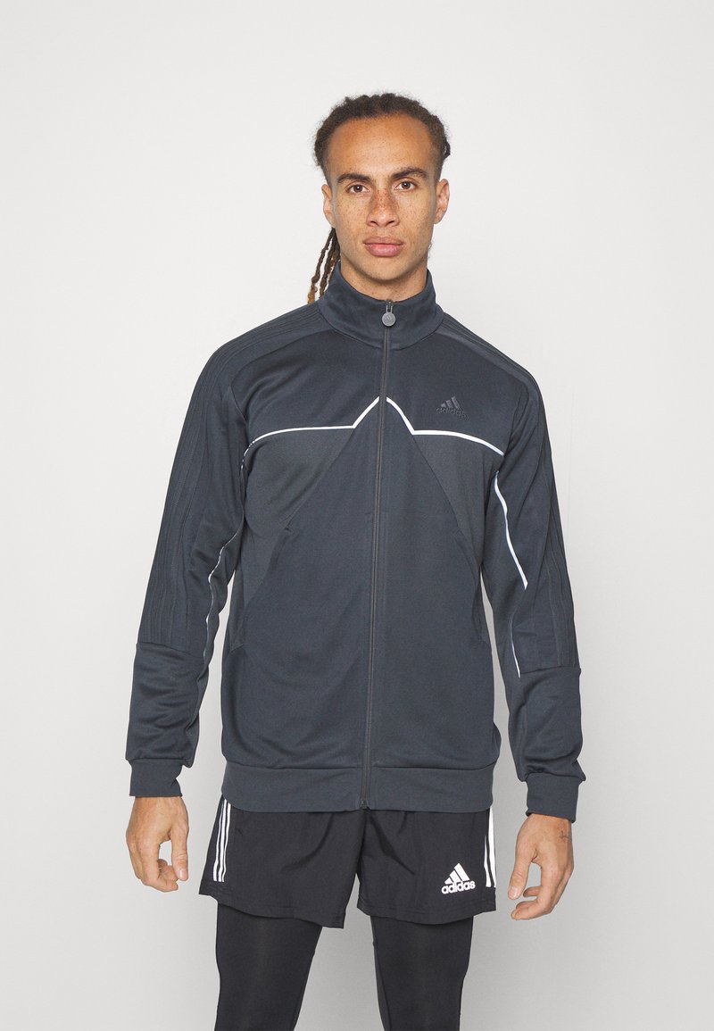 adidas Sportswear TIRO Veste de survêtement carbon/gris ZALANDO.FR
