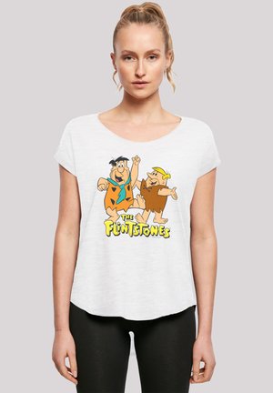 DIE FAMILIE FEUERSTEIN FRED AND BARNEY - Print T-shirt - white
