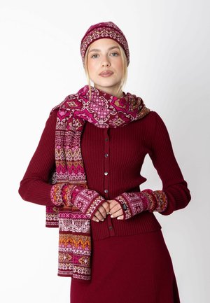 Ivko, WRIST WARMERS AZULEJO - Fingerless gloves - rot