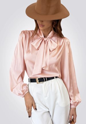 STYLISH CASUAL BOW  - Blusa - pink