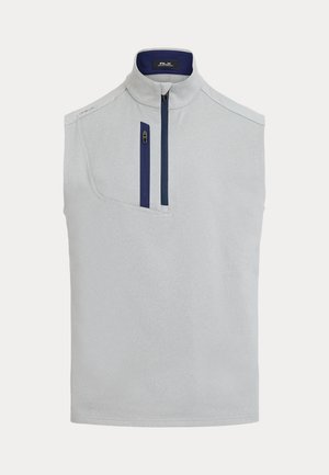 Polo Ralph Lauren, STRETCH JERSEY QUARTER-ZIP VEST - Πουλόβερ - spring heather