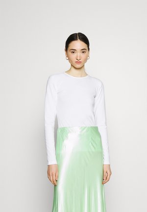 Topper langermet - white