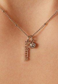 Lucardi Ketting - silver coloured white