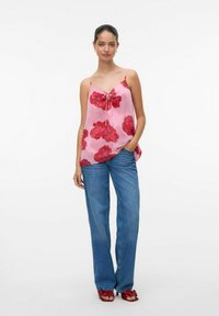 Vero Moda VMTHILDA - Débardeur - bonbon