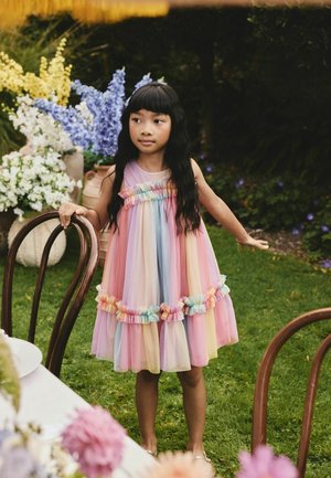 Next, SLEEVELESS RUFFLE - Kokteilikleit/peokleit - rainbow
