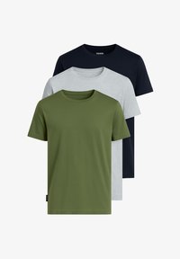 Nevybráno, black grey melange khaki