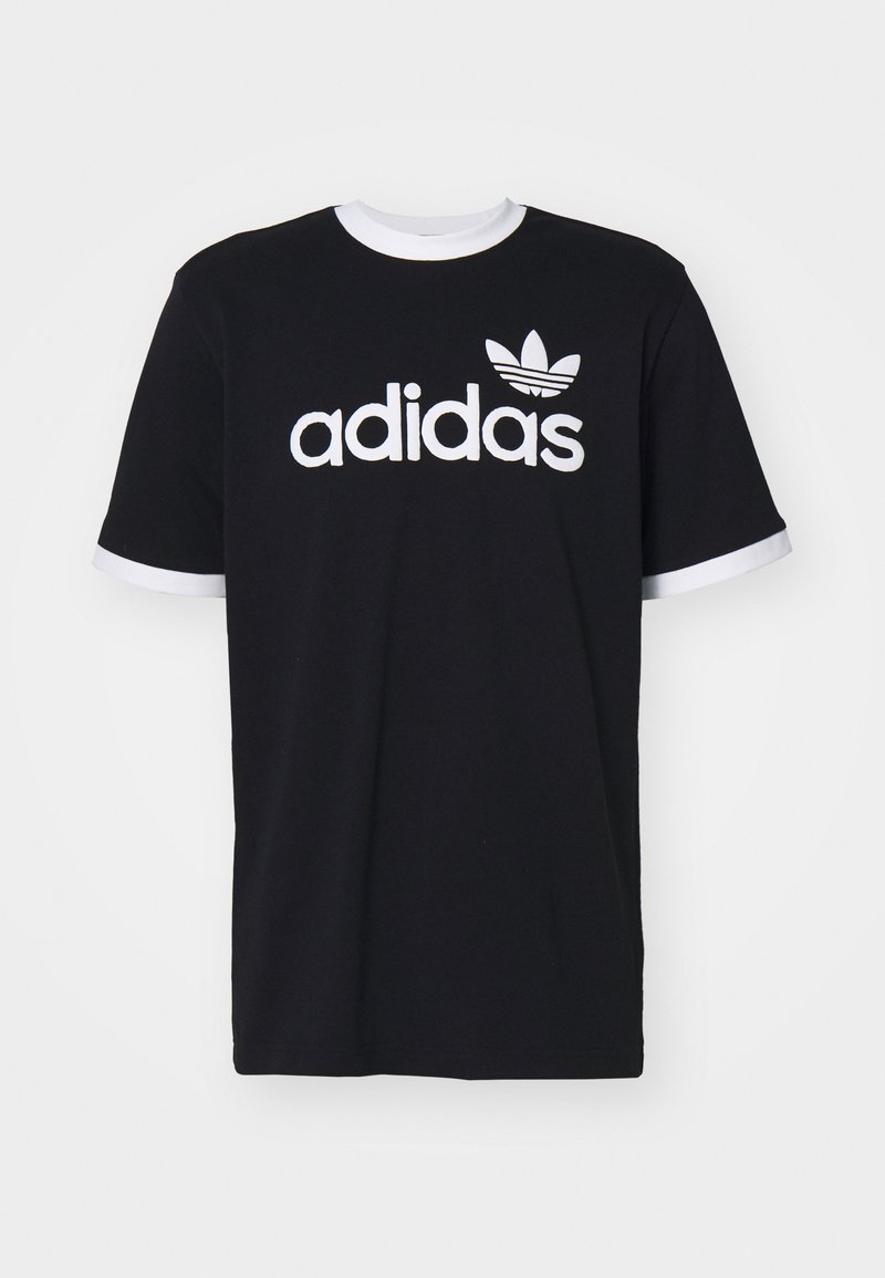 adidas Originals T-shirt print zwart adidas Originals T-shirt print zwart