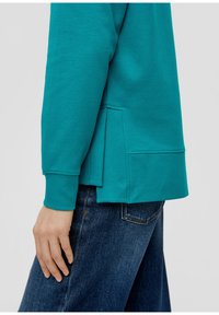 s.Oliver WEICHES - Hoodie - petrol