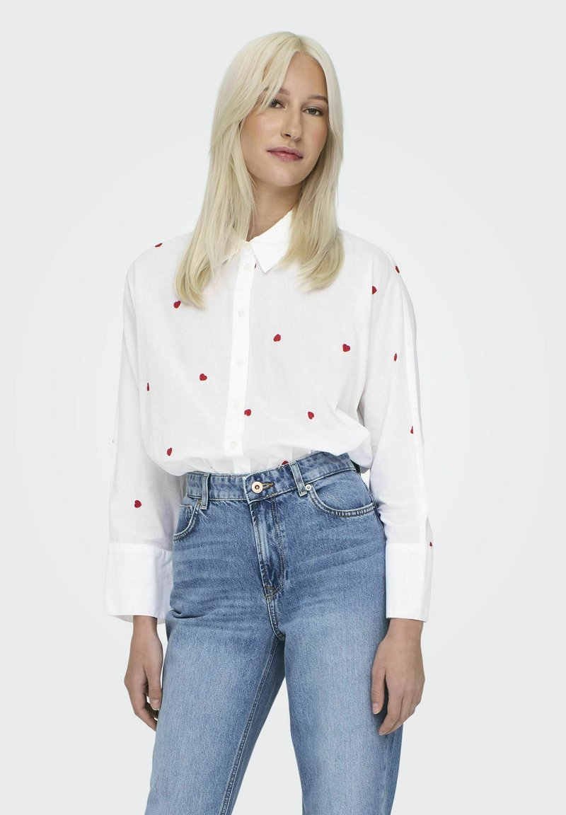 ONLY - ONLNEW LINA GRACE - Nööpidega pluus - bright white, Suurenda