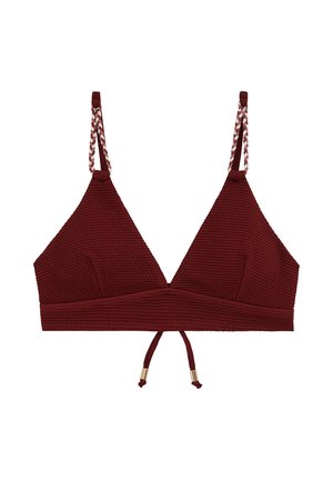 Sutien costum de baie din două piese - vintage red
