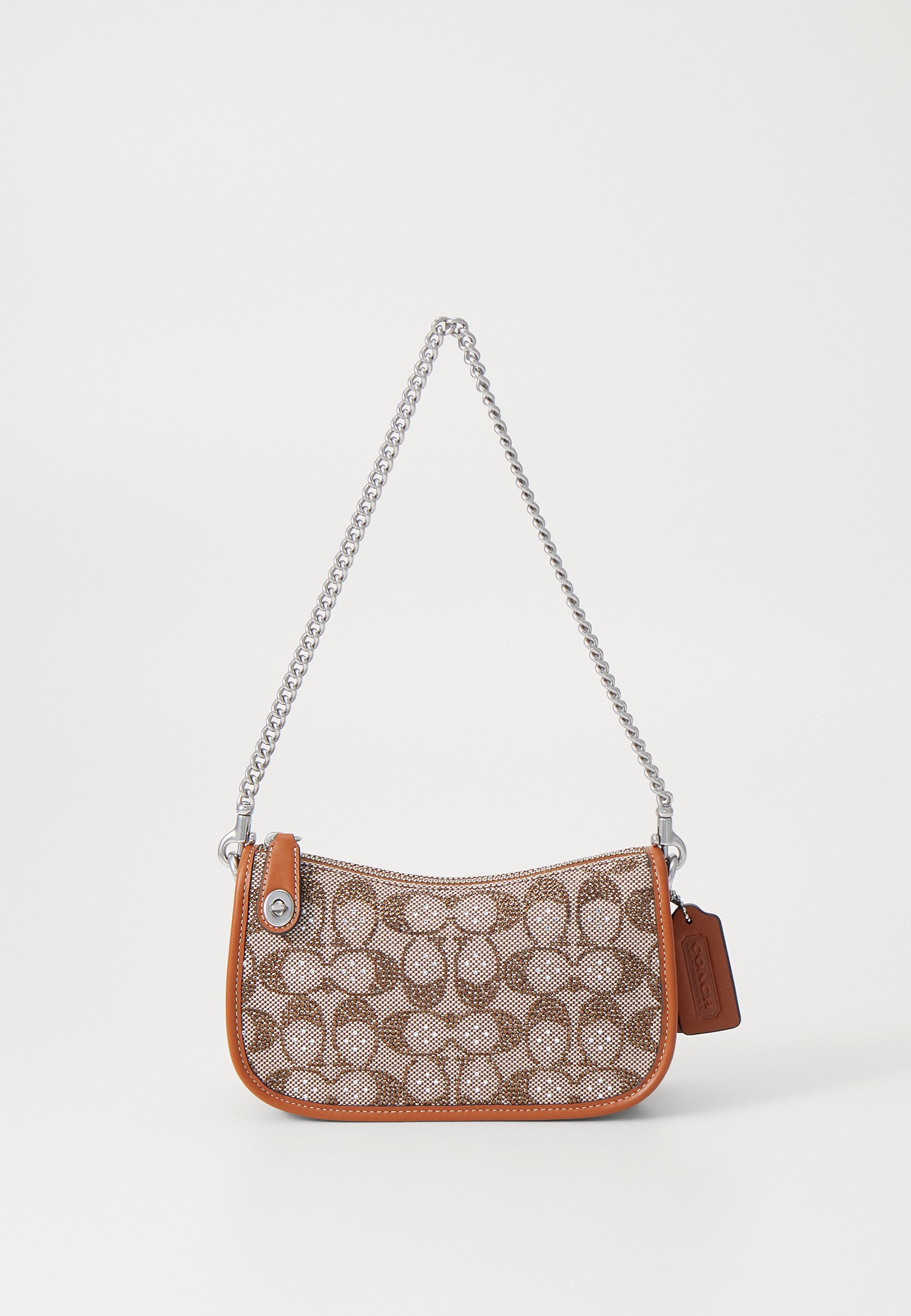 COACH CRYSTAL SIGNATURE - Handbag - burnished amber/tan - Zalando