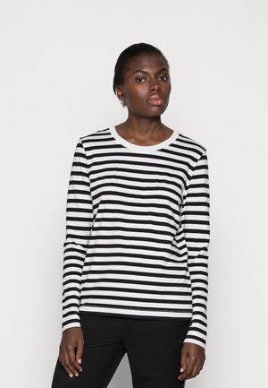 SLFSTANDARD TEE - Pitkähihainen paita - black/bright white