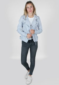 Freaky Nation PRINCESS - Chaqueta de cuero - xenon blue