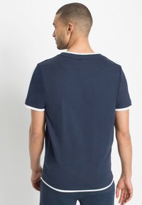 bonprix 2 IN 1 KURZARM 2ER PACK - T-shirt con stampa - blue